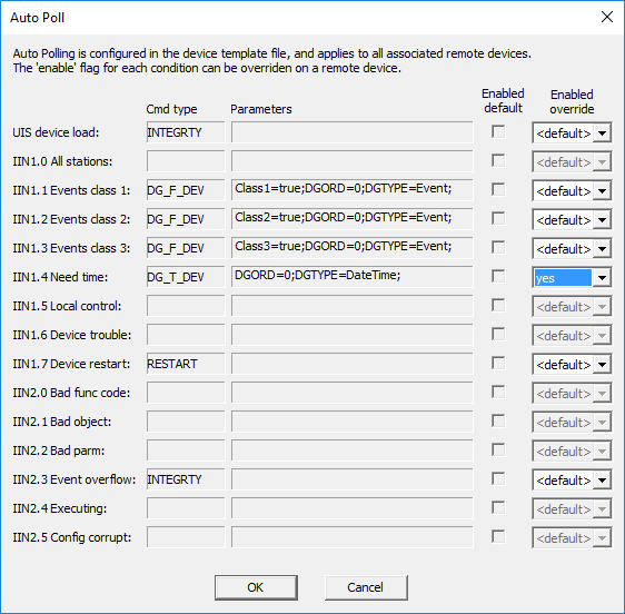 Auto Poll Dialog Box Auto Poll Dialog Box